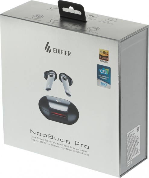 Гарнитура вкладыши Edifier NeoBuds Pro черный беспроводные bluetooth в ушной раковине