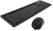 Клавиатура + мышь Оклик S605 клав:черный мышь:черный USB Multimedia