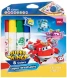 Фломастеры Deli EC168-8 Super Wings конический пиш. наконечник