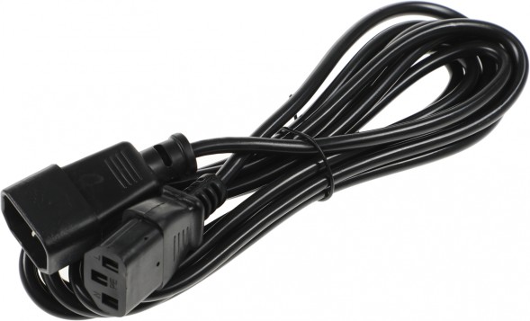 Кабель-удлинитель Ningbo AN23-1008-3 IEC C13 IEC C14 3м черный