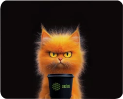 Коврик для мыши Cactus Red Cat 220x180x2мм (CS-MP-P11XS)
