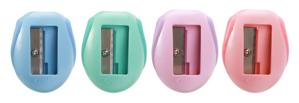 Точилка для карандашей ручная Deli MiYou EH550 1 отверстие пластик ассорти туба