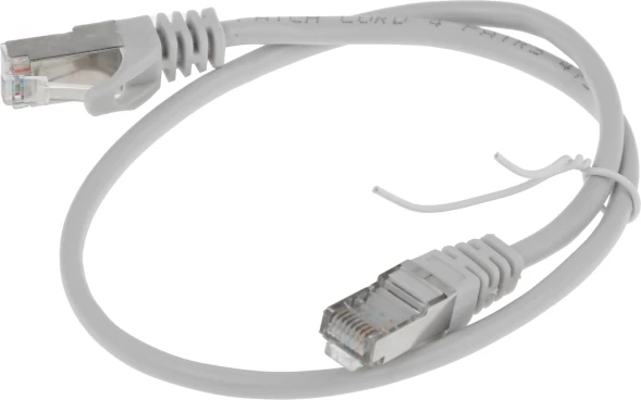 Патч-корд Premier PP22-0.5M 1000Гбит/с FTP 4 пары cat5E CCA molded 0.5м серый RJ-45 (m)-RJ-45 (m)