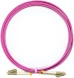 Патч-корд Cabeus OP-50-OM4-LC-LC-2M 2x50/125 OM4 LC дуплекс-LC дуплекс 2м LSZH розовый