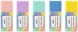 Ластик Deli EH02200 Macaron 50x20x11мм ассорти пласт.туб.