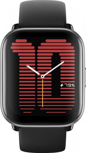 Смарт-часы Amazfit Active A2211 35.9мм 1.75&amp;quot; AMOLED корп.черный рем.черный разм.брасл.:135-190мм (6972596106920)