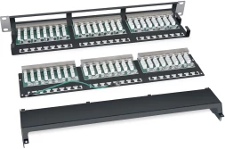 Патч-панель Cabeus PLHD-48-CAT.6-SH-DUAL IDC-1U 19" 1U 48xRJ45 кат.6 FTP