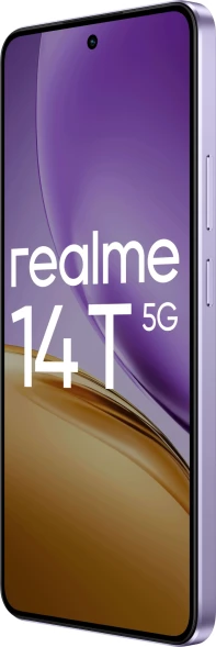 Смартфон Realme RMX5078 14T 5G 256Gb 12Gb фиолетовый моноблок 3G 4G 2Sim 6.67&amp;quot; 1080x2400 Android 15 50Mpix 802.11 a/b/g/n/ac NFC GPS GSM900/1800 GSM1900 Protect