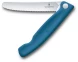 Нож кухонный Victorinox Swiss Classic 6.7832.FC1 стальной универсальный для овощей лезв.110мм серрейт. заточка синий карт.коробка