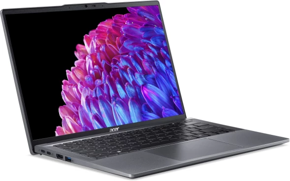 Ноутбук Acer Swift Go 14 SFG14-63-R8U9 Ryzen 5 8645HS 16Gb SSD1Tb AMD Radeon Graphics 14&amp;quot; OLED 2.8K (2880x1800) Windows 11 Home metall WiFi BT Cam (NX.KTSCD.002)