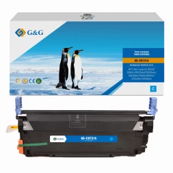 Картридж лазерный G&amp;amp;G GG-C9731A C9731A голубой (12000стр.) для HP CLJ 5500/5500n/5500dn/5500hdn/5500dtn/5550/5550n/5550dtn/5550hdn