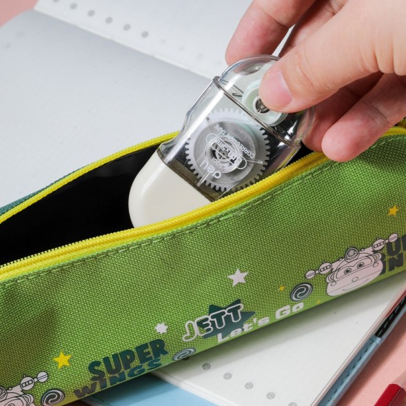 Лента коррект. Deli EH351 8мх5мм ассорти корпус белый блистер