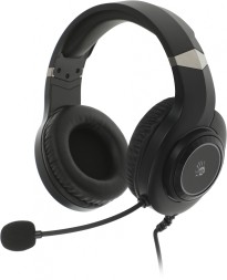 Наушники с микрофоном A4Tech Bloody G220 черный 2м мониторные оголовье (G220 AUX3.5-4PIN + USB)