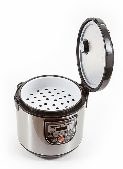 Мультиварка Supra MCS-5114 5л 860Вт серебристый/черный
