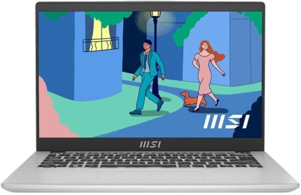 Ноутбук MSI Modern 14 C12M-239RU Core i5 1235U 8Gb SSD512Gb Intel Iris Xe graphics 14&amp;quot; IPS FHD (1920x1080) Windows 11 Home silver WiFi BT Cam (9S7-14J111-239)
