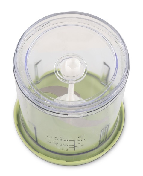 Измельчитель электрический Hyundai HYC-P3108 0.8л. 350Вт черный/зеленый