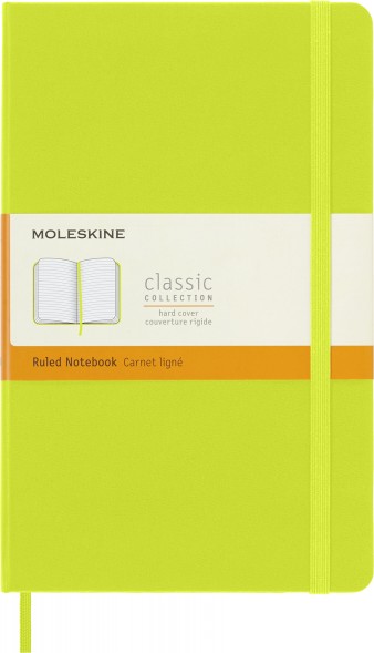 Блокнот Moleskine CLASSIC QP060C2 Large 130х210мм 240стр. линейка твердая обложка лайм