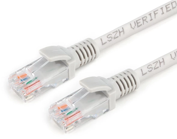 Патч-корд Premier PP31-5MLSZH 1Гбит/с UTP 4 пары cat.5E CCA molded 5м серый RJ-45 (m)-RJ-45 (m) (PP31-5M-LSZH)