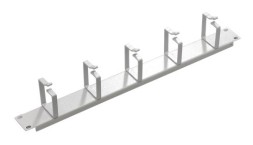 Кабельный органайзер Горизонтальный Lande LN-KDG-YKD-1UKN-LG односторонний кольца 1U шир.:19&amp;quot; глуб.:72мм