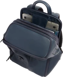 Рюкзак мужской Piquadro Russel CA7162W137/BLU синий натур.кожа