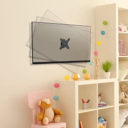 Кронштейн для телевизора Kromax GALACTIC-1 new черный 15"-32" макс.20кг настенный поворот и наклон