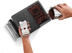 Кофемашина Delonghi Primadonna Aromatic ECAM630.55.SM 1450Вт черный/серебристый