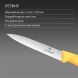 Нож кухонный Victorinox Swiss Classic 6.7738.c1 стальной для чистки овощей и фруктов лезв.100мм прямая заточка желтый