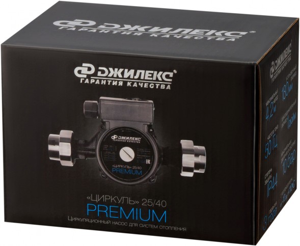 Насос циркуляционный Джилекс Циркуль 25/40 Premium 65Вт 3300л/час (2541)