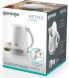 Чайник электрический Gorenje K17WE 1.7л. 2200Вт белый/серебристый корпус: металл/пластик