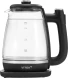 Чайник электрический Vitek VT-WK1074 1.7л. 1800Вт черный корпус: стекло