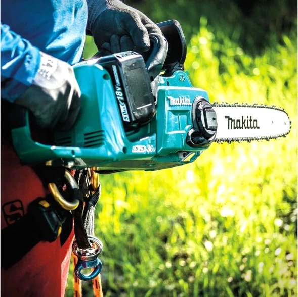 Цепная пила Makita DUC353CT2 аккум. 1100Вт дл.шины:14&amp;quot; (35cm) 2аккум. 5Ач ЗУ