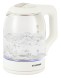 Чайник электрический Starwind SKG1056 1.8л. 2000Вт белый/прозрачный корпус: стекло
