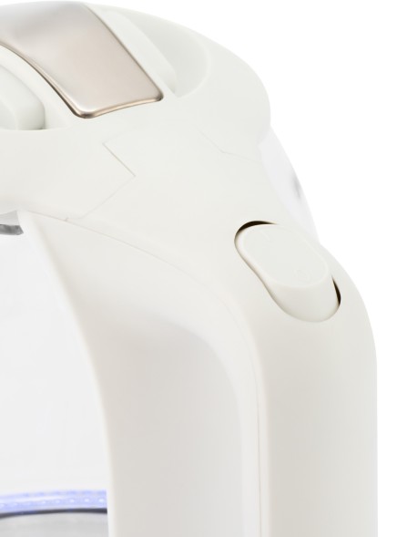 Чайник электрический Starwind SKG1056 1.8л. 2000Вт белый/прозрачный корпус: стекло