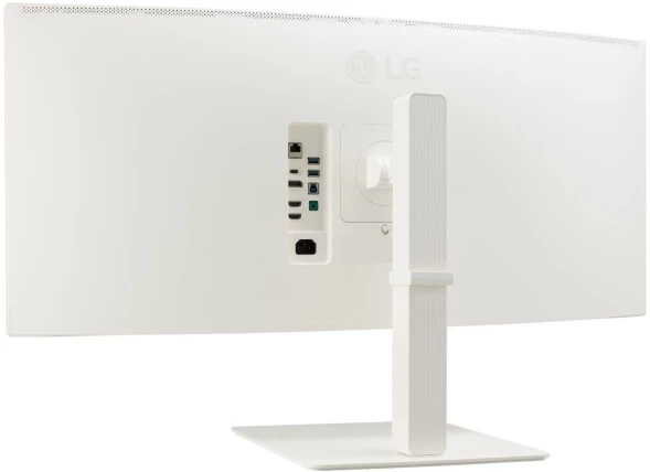 Монитор LG 38&amp;quot; UltraWide 38WR85QC-W белый NANO IPS LED 21:9 HDMI M/M матовая HAS Piv 600cd 178гр/178гр 3840x1600 144Hz FreeSync Premium Pro DP WQ+ USB 10.5кг