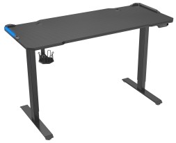 Стол для компьютера Cactus подъёмный столешница МДФ черный каркас черный (CS-EDL-GBK)