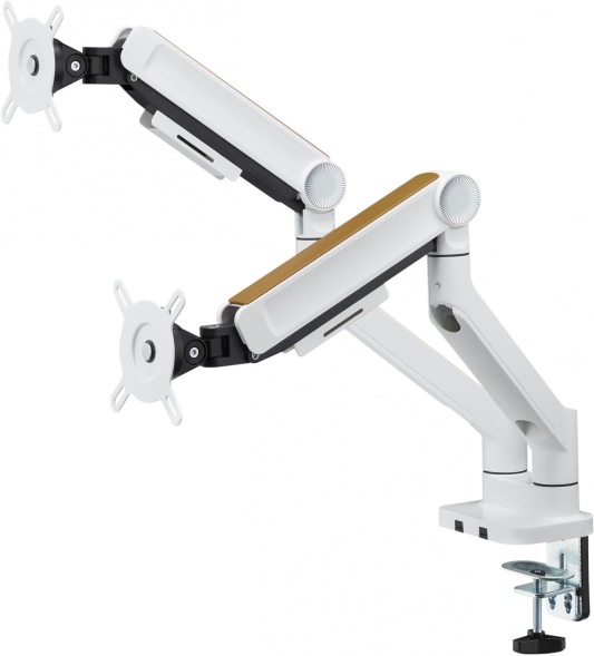 Кронштейн для мониторов Ultramounts UM733W белый 17&amp;quot;-32&amp;quot; макс.8кг настольный поворот и наклон