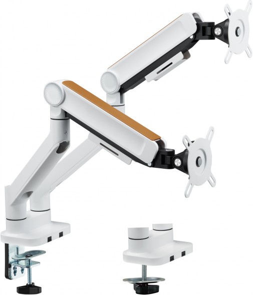 Кронштейн для мониторов Ultramounts UM733W белый 17&amp;quot;-32&amp;quot; макс.8кг настольный поворот и наклон