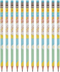 Карандаш ч/г Deli MiYou EC012-2B 2B шестигран. карт.кор. (12шт)