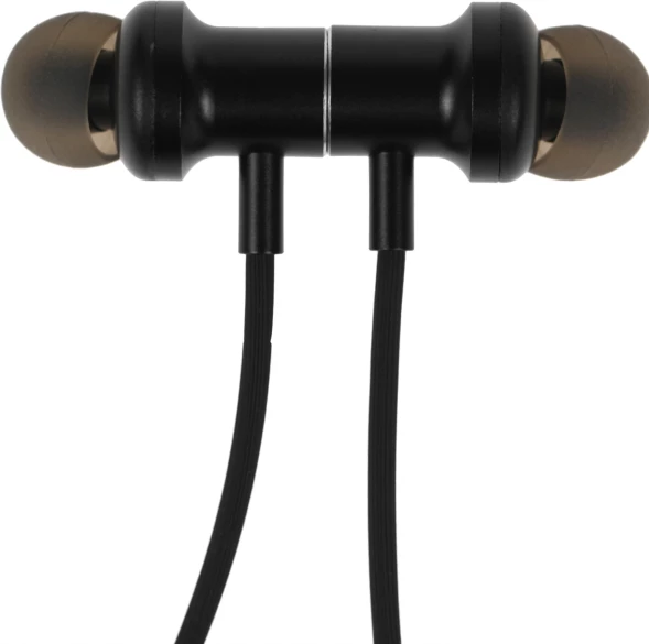 Гарнитура внутриканальные Hoco ES70 черный беспроводные bluetooth шейный обод