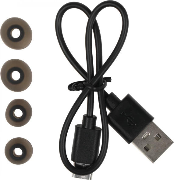 Гарнитура внутриканальные Hoco ES70 черный беспроводные bluetooth шейный обод