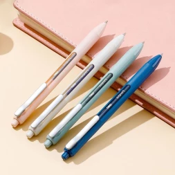 Ручка гелев. автоматическая Deli Linfini EG86-BL ассорти/ассорти син. черн. блистер ев. (12шт) линия 0.5мм