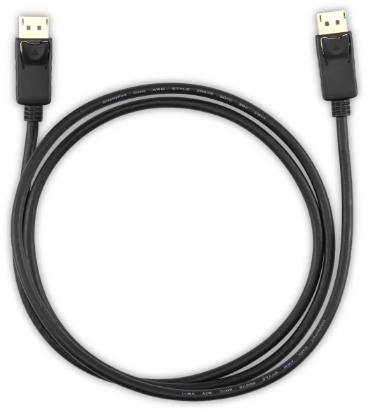 Кабель аудио-видео Buro V2.0 DisplayPort (m)/DisplayPort (m) 1.5м. черный (BU-DP2.0-1.5M)