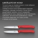 Набор ножей Victorinox Swiss Classic 6.7791.2C1 компл.:2предм. красный европодвес