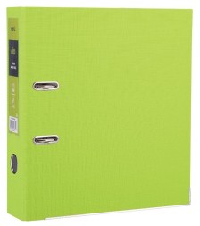 Папка-регистратор Deli EB20160 A4 75мм полипропилен/бумага зеленый разборная смен.карм. на кор.