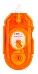 Лента коррект. Deli EH350 6мх5мм ассорти корпус белый блистер