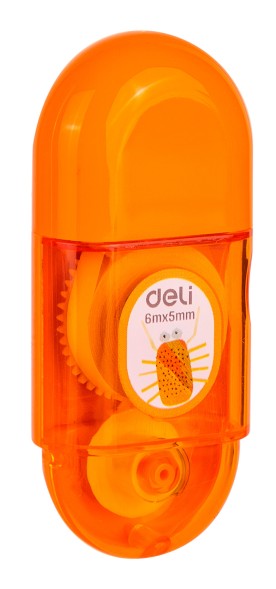 Лента коррект. Deli EH350 6мх5мм ассорти корпус белый блистер