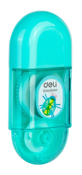Лента коррект. Deli EH350 6мх5мм ассорти корпус белый блистер