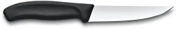 Нож кухонный Victorinox Swiss Classic (6.8103.12B) стальной разделочный лезв.120мм прямая заточка черный блистер