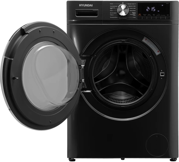 Стиральная машина Hyundai WMA8407 класс: A+++ загр.фронтальная макс.:8кг темно-серый инвертер