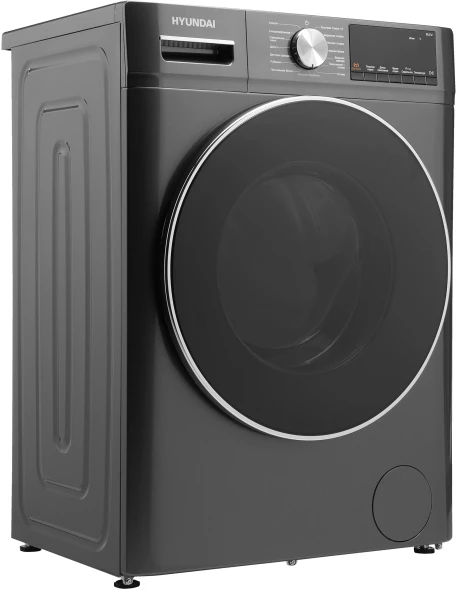 Стиральная машина Hyundai WMA8407 класс: A+++ загр.фронтальная макс.:8кг темно-серый инвертер